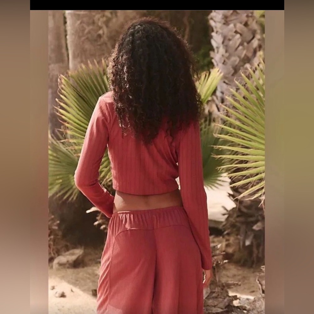 Free People Rust Short Set - Picture 2 of 8